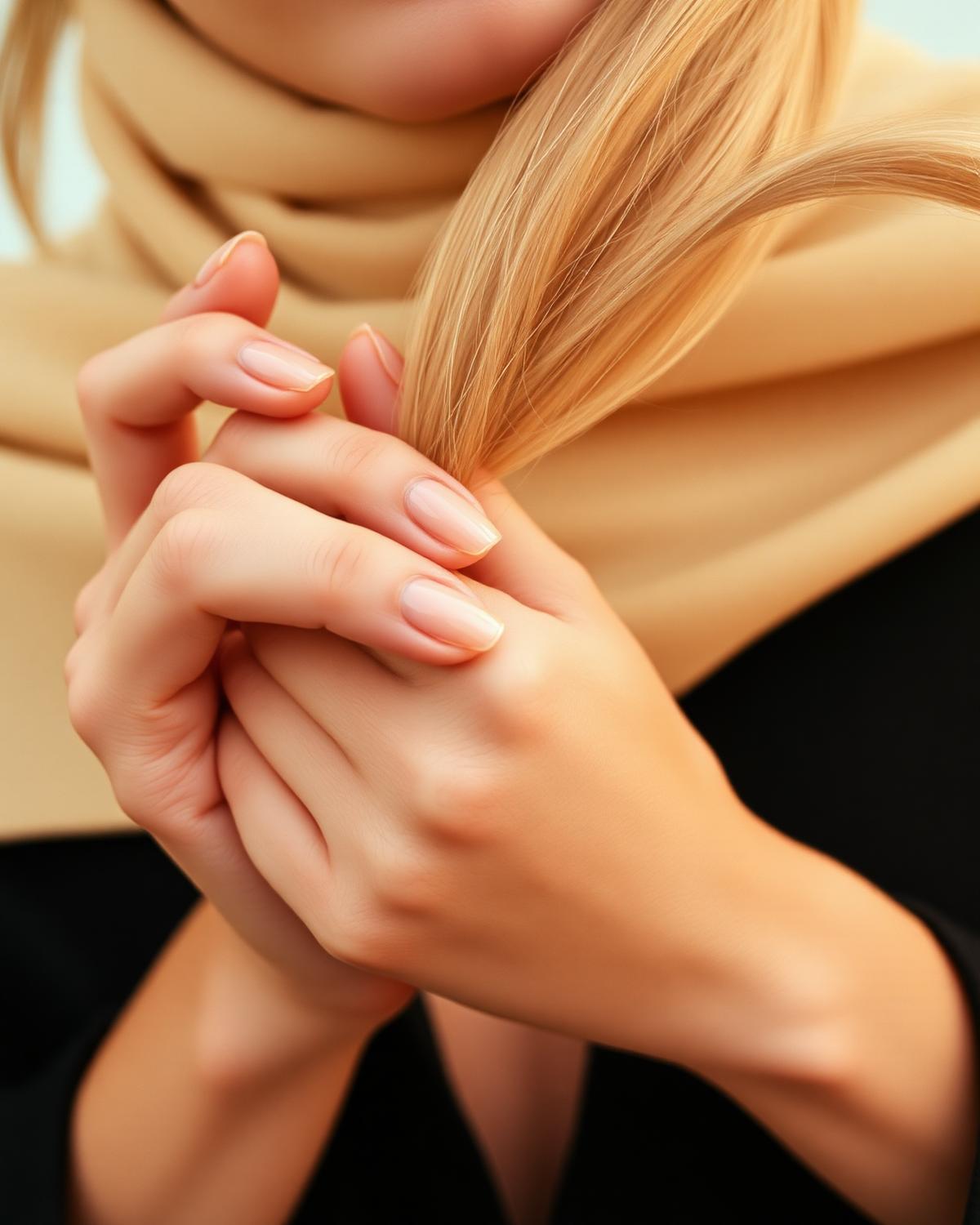 Beauty craft — a portrait of hands